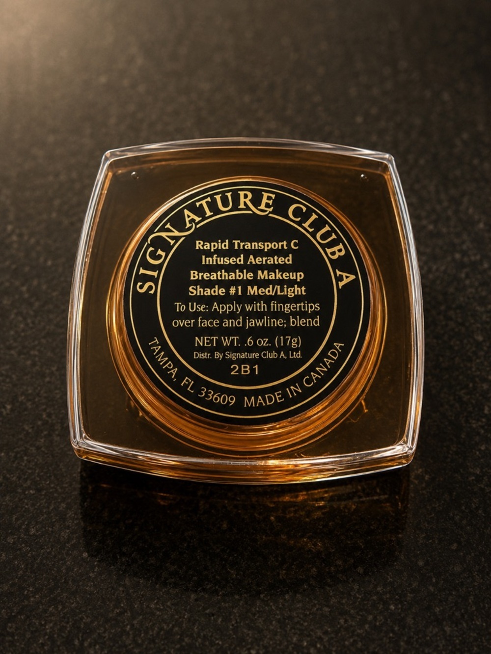 Signature Club A Rapid Transport C Infused Aerated Makeup- Shade #1 Med/Light